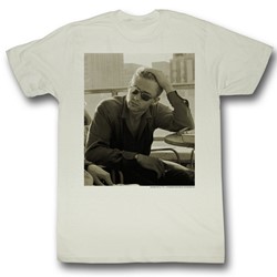 James Dean - Mens James T-Shirt in Vintage White