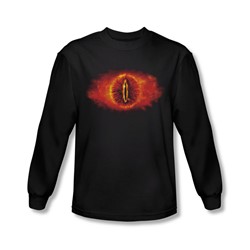 Lord Of The Rings - Eye Of Sauron Adult Long Sleeve T-Shirt In Black