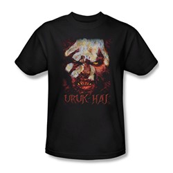 Lord Of The Rings - Uruk Hai Adult Short Sleeve T-Shirt In Black