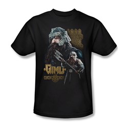 Lord Of The Rings - Gimli Adult Short Sleeve T-Shirt In Black