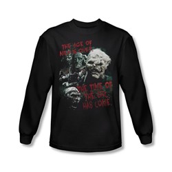 Lord Of The Rings - Time Of The Orc Adult Long Sleeve T-Shirt In Black