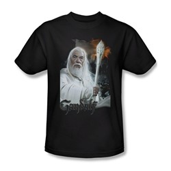 Lord Of The Rings - Gandalf Adult Short Sleeve T-Shirt In Black