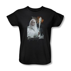 Lord Of The Rings - Gandalf Womens Short Sleeve T-Shirt In Black