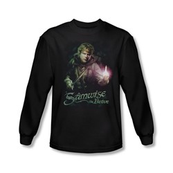Lord Of The Rings - Samwise The Brave Adult Long Sleeve T-Shirt In Black
