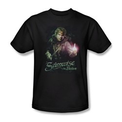 Lord Of The Rings - Samwise The Brave Adult Short Sleeve T-Shirt In Black