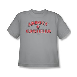 Abbott & Costello - Big Boys Logo T-Shirt In Silver