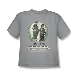 Abbott & Costello - Big Boys Be All You Can Be T-Shirt In Silver