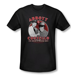 Abbott & Costello - Mens Bad Boy T-Shirt In Black
