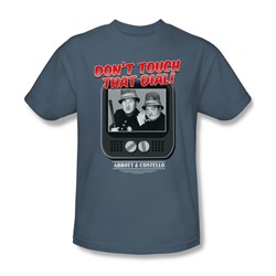 Abbott & Costello - Mens That Dial T-Shirt In Slate
