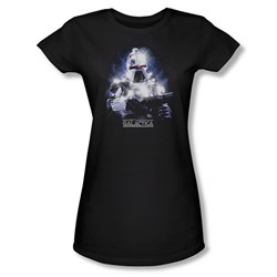 Battlestar Galactica - Womens 35Th Anniversary Cylon T-Shirt In Black
