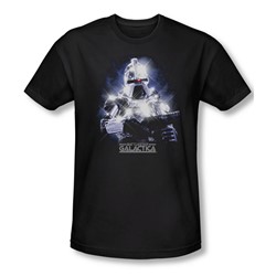 Battlestar Galactica - Mens 35Th Anniversary Cylon T-Shirt In Black