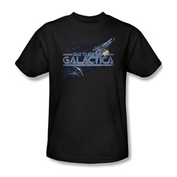 Battlestar Galactica - Mens Cylon Persuit T-Shirt In Black