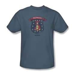 Battlestar Galactica - Mens Prowlers Badge T-Shirt In Slate