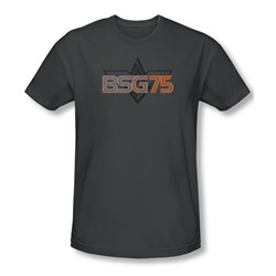 Battlestar Galactica - Mens Bsg75 T-Shirt In Charcoal