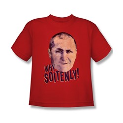 Three Stooges - Big Boys Why Soitenly T-Shirt In Red