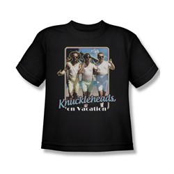 Three Stooges - Big Boys Knucklesheads On Vacation T-Shirt In Black