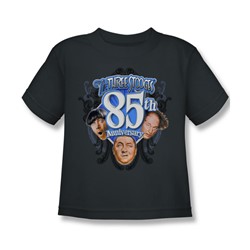Three Stooges - Little Boys 85Th Anniversary 2 T-Shirt In Charcoal