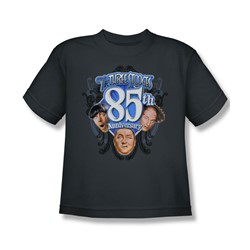 Three Stooges - Big Boys 85Th Anniversary 2 T-Shirt In Charcoal