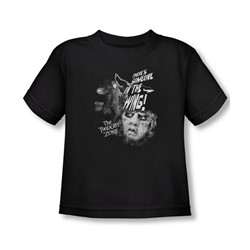 Twilight Zone - Toddler Someone On The Wing T-Shirt In Black