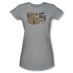 Frasier - Womens The Chair T-Shirt In Silver