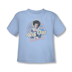 Brady Bunch - Toddler Wig Out T-Shirt In Light Blue