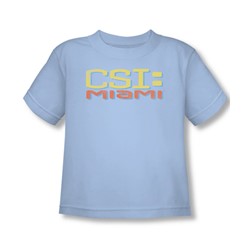 Csi: Miami - Toddler Logo Distressed T-Shirt In Light Blue