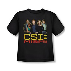 Csi: Miami - Toddler The Cast In Black T-Shirt In Black