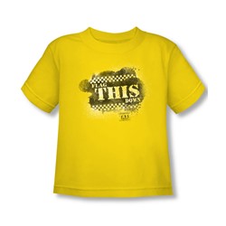 Taxi - Toddler Flag This T-Shirt In Yellow