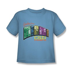 Csi: Miami - Little Boys Greeting From Miami T-Shirt In Carolina Blue