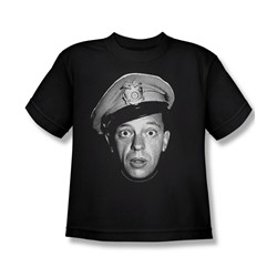 Andy Griffith - Big Boys Barney Head T-Shirt In Black