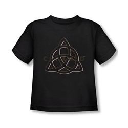 Charmed - Toddler Triple Linked Logo T-Shirt In Black
