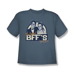 Little Rascals - Big Boys Original Bffs T-Shirt In Slate