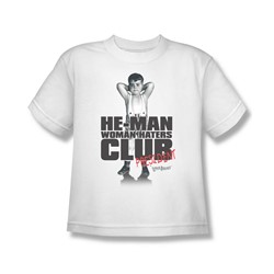 Little Rascals - Big Boys Club President T-Shirt In White