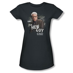Csi - Womens The New Guy T-Shirt In Charcoal