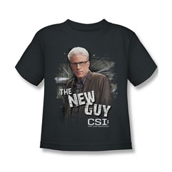 Csi - Little Boys The New Guy T-Shirt In Charcoal