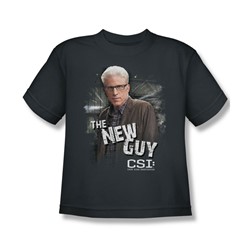 Csi - Big Boys The New Guy T-Shirt In Charcoal