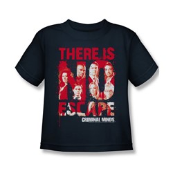Criminal Minds - Little Boys No Escape T-Shirt In Navy