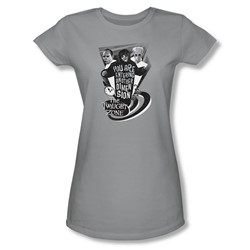 Twilight Zone - Womens Another Dimension T-Shirt In Silver