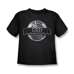 Csi - Little Boys Rendered Logo T-Shirt In Black