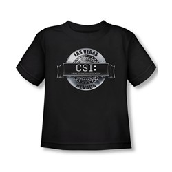 Csi - Toddler Rendered Logo T-Shirt In Black