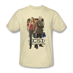 Csi - Mens Back To Back T-Shirt In Cream