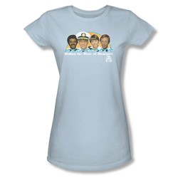 Love Boat - Womens Wave Of Romance T-Shirt In Light Blue