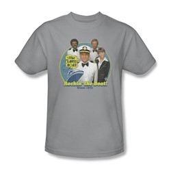 Love Boat - Mens Rockin The Boat T-Shirt In Silver