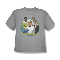 Love Boat - Big Boys Rockin The Boat T-Shirt In Silver