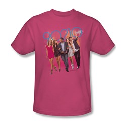 90210 - Mens Walk Down The Street T-Shirt In Hot Pink