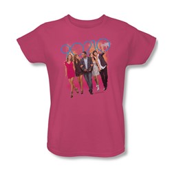 90210 - Womens Walk Down The Street T-Shirt In Hot Pink