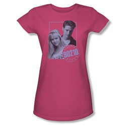 90210 - Womens Brandon & Kelly T-Shirt In Hot Pink