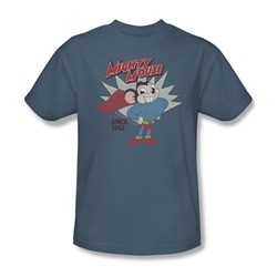 Mighty Mouse - Mens 1942 T-Shirt In Slate