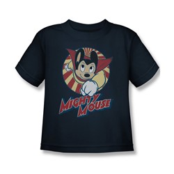 Mighty Mouse - Little Boys The One The Only T-Shirt In Navy