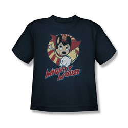 Mighty Mouse - Big Boys The One The Only T-Shirt In Navy